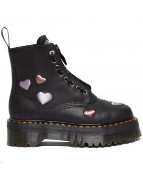 Dr. Martens Sinclair Leather Heart Platform Women’s size 7 NEW!!!